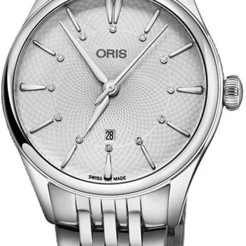 Oris Artelier Date 01 561 7724 4051-07 8 17 79 33mm Stainless steel Silver