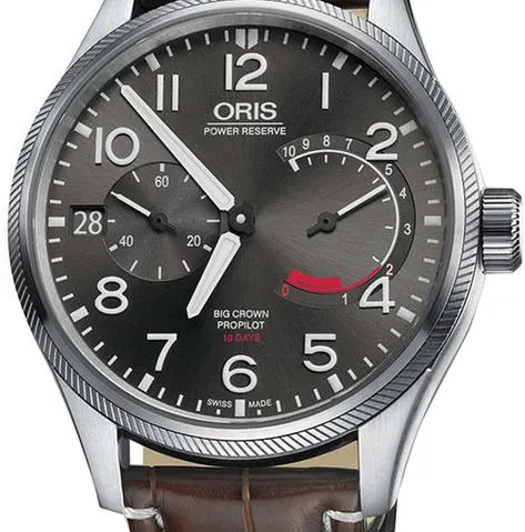 Oris Big Crown 01 111 7711 4163-Set 1 22 72FC 44mm Stainless steel Gray