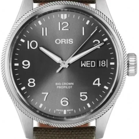 Oris Big Crown 01 752 7760 4063-07 3 22 02LC 44mm Stainless steel Gray