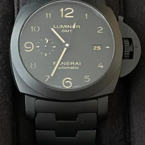 Panerai Luminor 1950 3 Days GMT Automa PAM 01438 44mm Ceramic Black