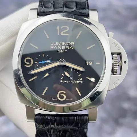 Panerai Luminor 1950 3 Days GMT Power  PAM 01321 44mm Stainless steel Black