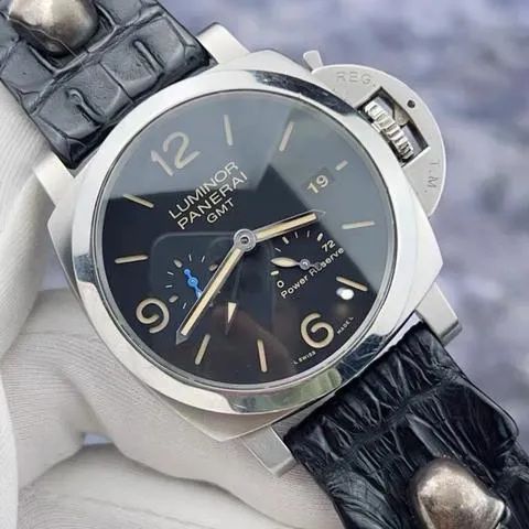 Panerai Luminor 1950 3 Days GMT Power  PAM 01321 44mm Stainless steel Black 1