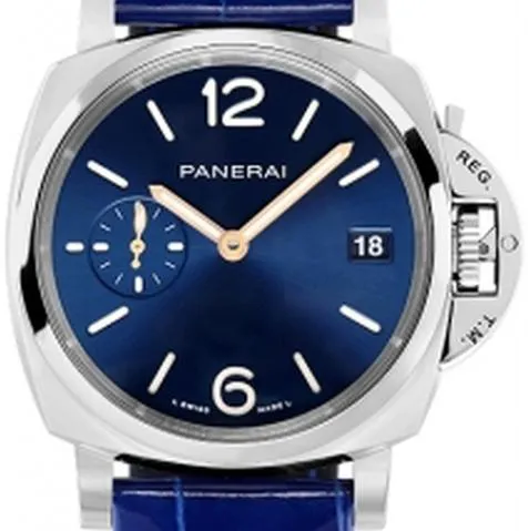 Panerai Luminor Due PAM 01273 38mm Stainless steel Blue