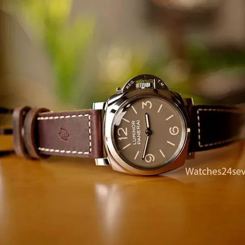 Panerai Luminor PAM663 47mm Stainless steel Brown 14