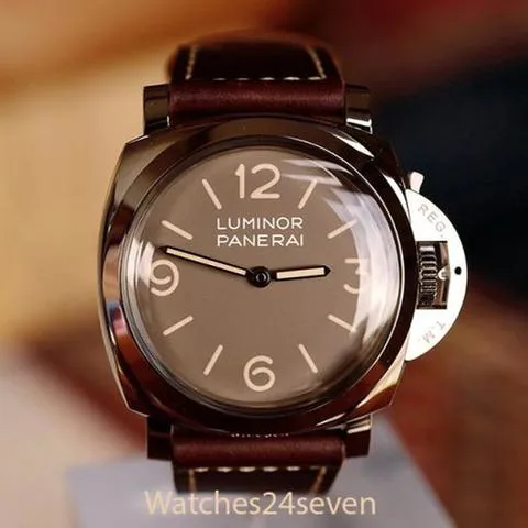 Panerai Luminor PAM663 47mm Stainless steel Brown 11