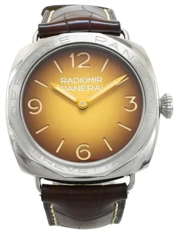 Panerai Radiomir PAM 00687 47mm Stainless steel Brown