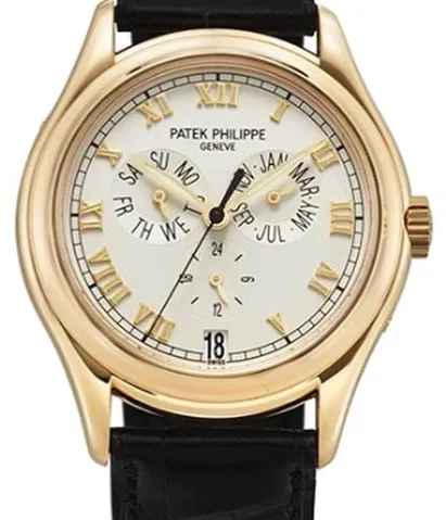 Patek Philippe Annual Calendar 5035J-001 11mm Yellow gold White