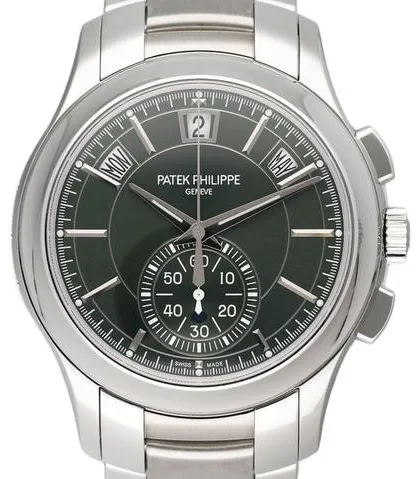 Patek Philippe Annual Calendar Chronograph 5905/1A-001 42mm Stainless steel Green