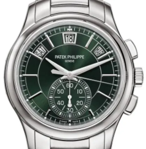 Patek Philippe Annual Calendar Chronograph 5905/1A-001 42mm Stainless steel Green