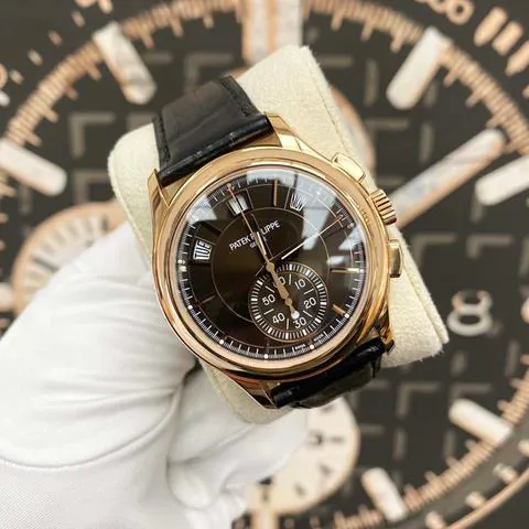 Patek Philippe Annual Calendar Chronograph 5905R-001 42mm Rose gold Brown