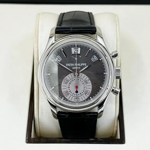 Patek Philippe Annual Calendar Chronograph 5960P-001 40.5mm Platinum Gray