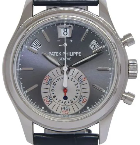 Patek Philippe Annual Calendar Chronograph 5960P 40mm Platinum Blue