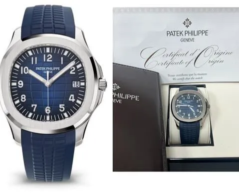 Patek Philippe Aquanaut 5168G-001 42mm White gold Blue