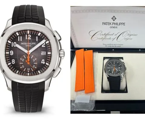 Patek Philippe Aquanaut 5968A-001 42mm Stainless steel Black