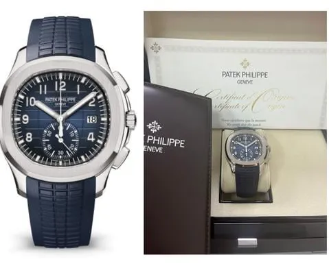 Patek Philippe Aquanaut 5968G-001 42mm White gold Blue