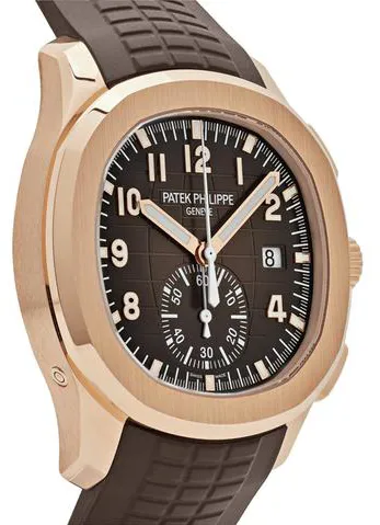 Patek Philippe Aquanaut 5968R-001 42mm Rose gold Brown 4