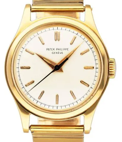 Patek Philippe Calatrava 2508 35mm Yellow gold Silver