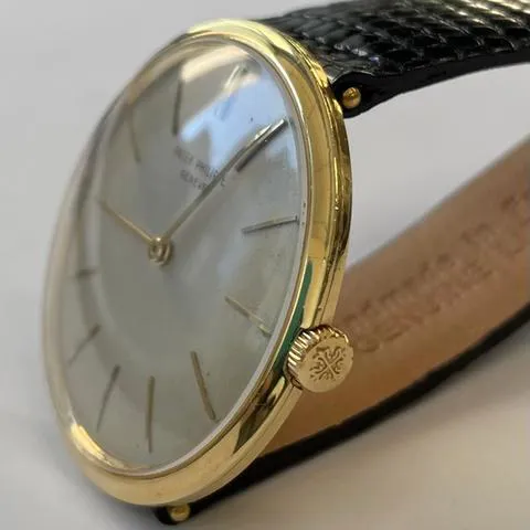 Patek Philippe Calatrava 2591 35mm Yellow gold Silver 4