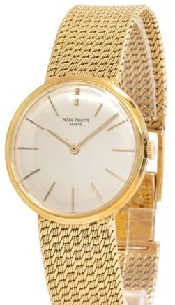 Patek Philippe Calatrava 2591J 34mm Yellow gold Silver