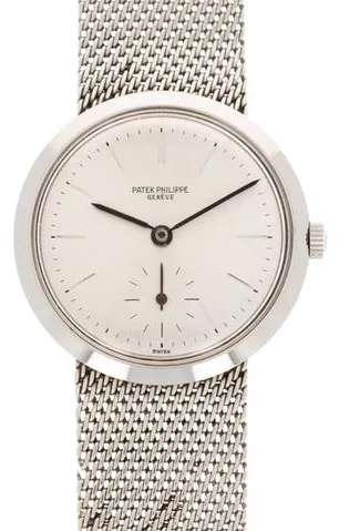 Patek Philippe Calatrava 3418 34.5mm Stainless steel Silver