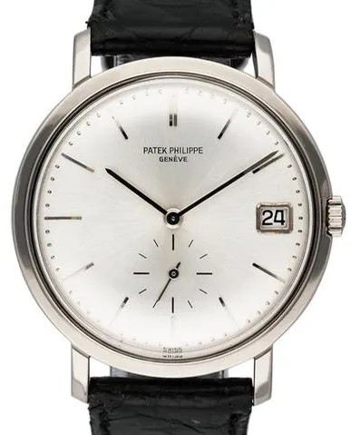 Patek Philippe Calatrava 3445G 35mm White gold Silver