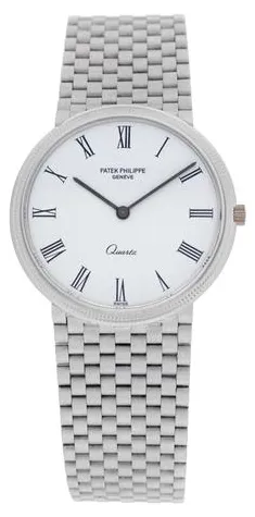 Patek Philippe Calatrava 3744 33mm White gold White