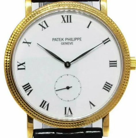 Patek Philippe Calatrava 3919J 33mm Yellow gold White