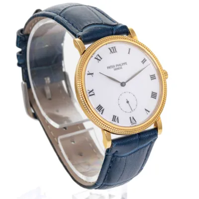 Patek Philippe Calatrava 3919J 33mm Yellow gold White 2