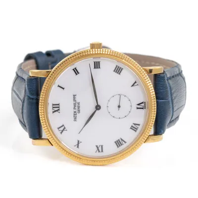 Patek Philippe Calatrava 3919J 33mm Yellow gold White 4