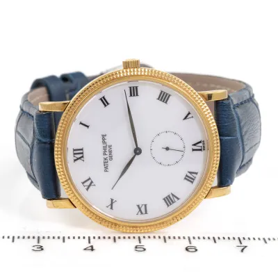 Patek Philippe Calatrava 3919J 33mm Yellow gold White 5