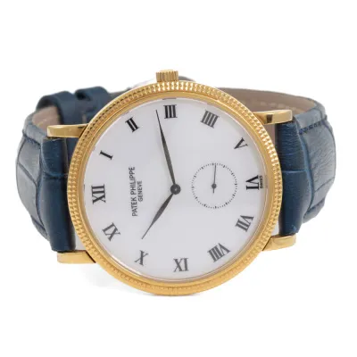 Patek Philippe Calatrava 3919J 33mm Yellow gold White 8