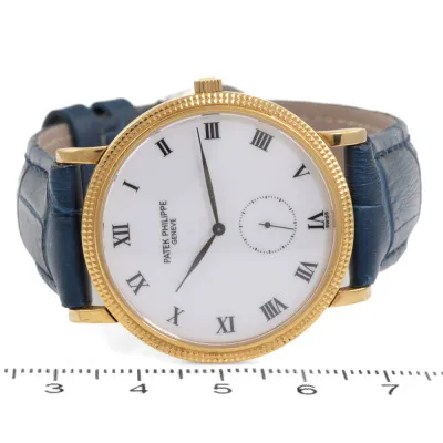 Patek Philippe Calatrava 3919J 33mm Yellow gold White 9