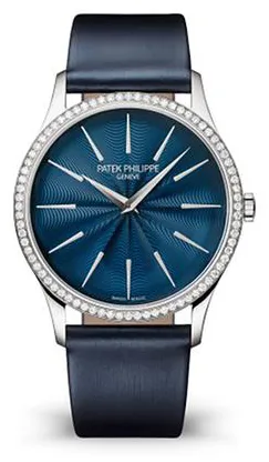 Patek Philippe Calatrava 4997/200G-001 35mm White gold Blue