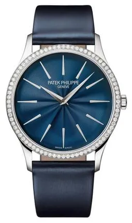 Patek Philippe Calatrava 4997/200G-001 35mm White gold Blue