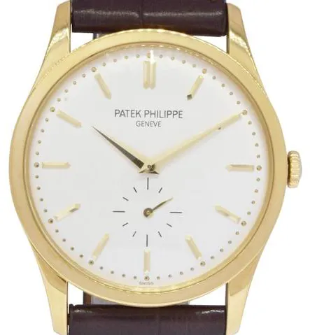 Patek Philippe Calatrava 5196J-001 37mm Yellow gold Silver