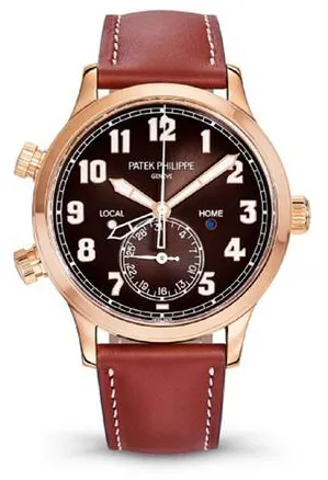 Patek Philippe Calatrava 5524R-001 42mm Rose gold Brown