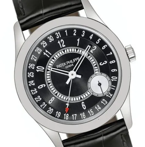 Patek Philippe Calatrava 6006G-001 39mm White gold Black