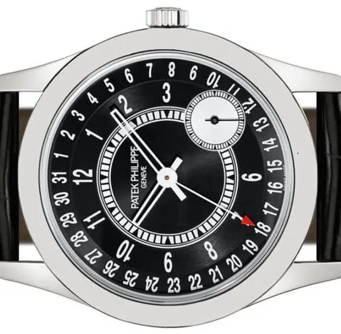 Patek Philippe Calatrava 6006G-001 39mm White gold Black 4