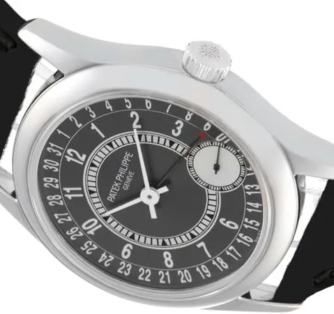 Patek Philippe Calatrava 6006G-001 39mm White gold Black 3