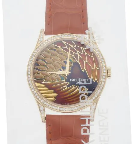 Patek Philippe Calatrava 5077/100R-015 38mm Rose gold Gold