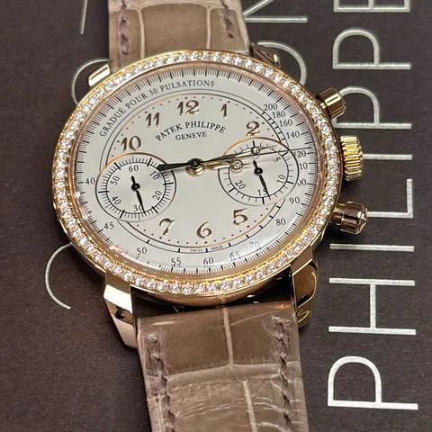 Patek Philippe Chronograph 7150/250R-001 38mm Rose gold White 8