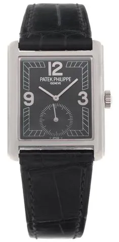 Patek Philippe Gondolo 5014 28mm White gold Black