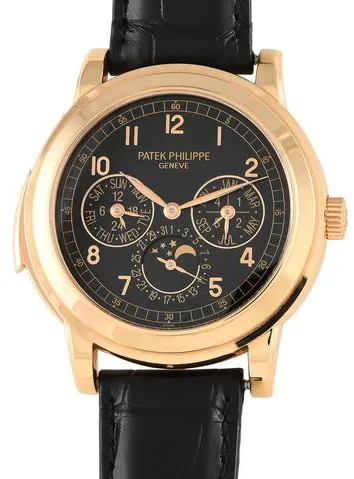 Patek Philippe Minute Repeater Perpetual Calendar 5074R-001 42mm Rose gold Black