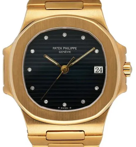 Patek Philippe Nautilus 3800/1J 38mm Yellow gold Blue