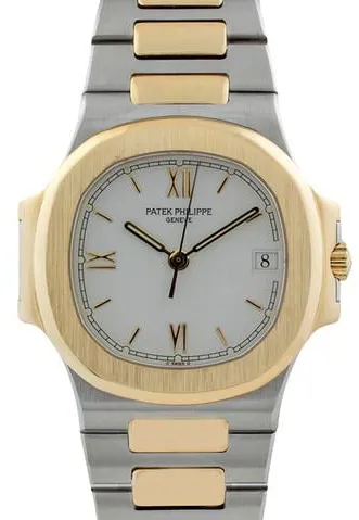 Patek Philippe Nautilus 3800 37mm Yellow gold and Stainless steel White