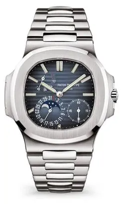 Patek Philippe Nautilus Moonphase 5712/1A-001 40mm Stainless steel Blue