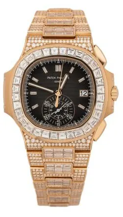 Patek Philippe Nautilus 5980/1400R-011 Rose gold Black