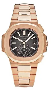 Patek Philippe Nautilus 5980/1R-001 40.5mm Rose gold Black