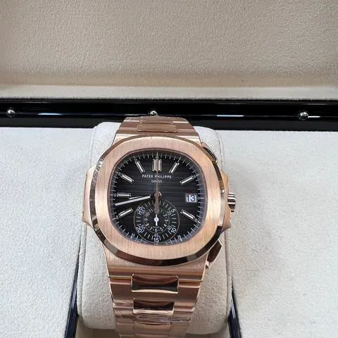 Patek Philippe Nautilus 5980/1R-001 40.5mm Rose gold Black 8