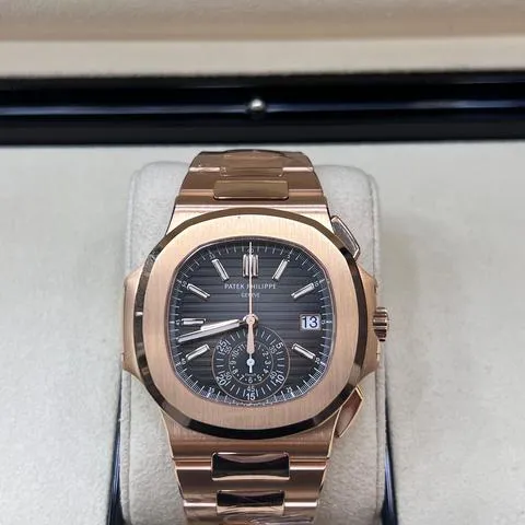 Patek Philippe Nautilus 5980/1R-001 40.5mm Rose gold Black 5